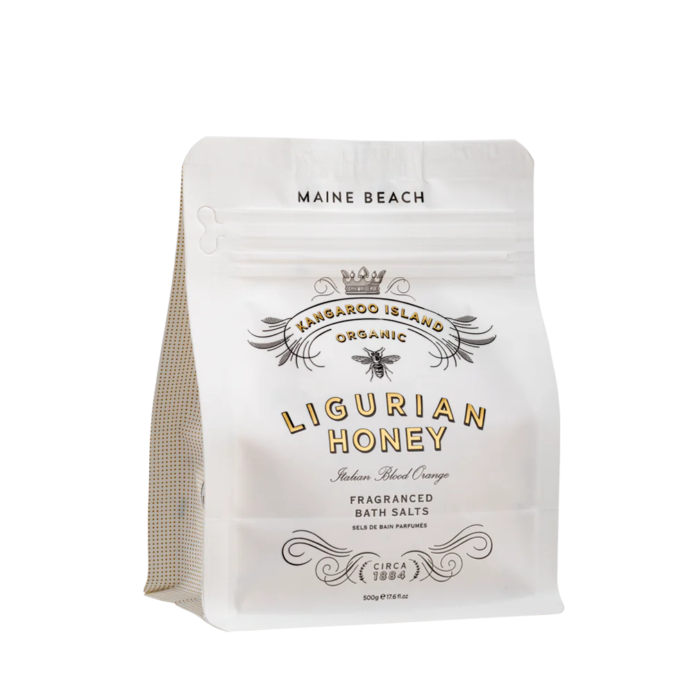 Maine Beach - Ligurian Honey Bath Salts 500gr Pouch
