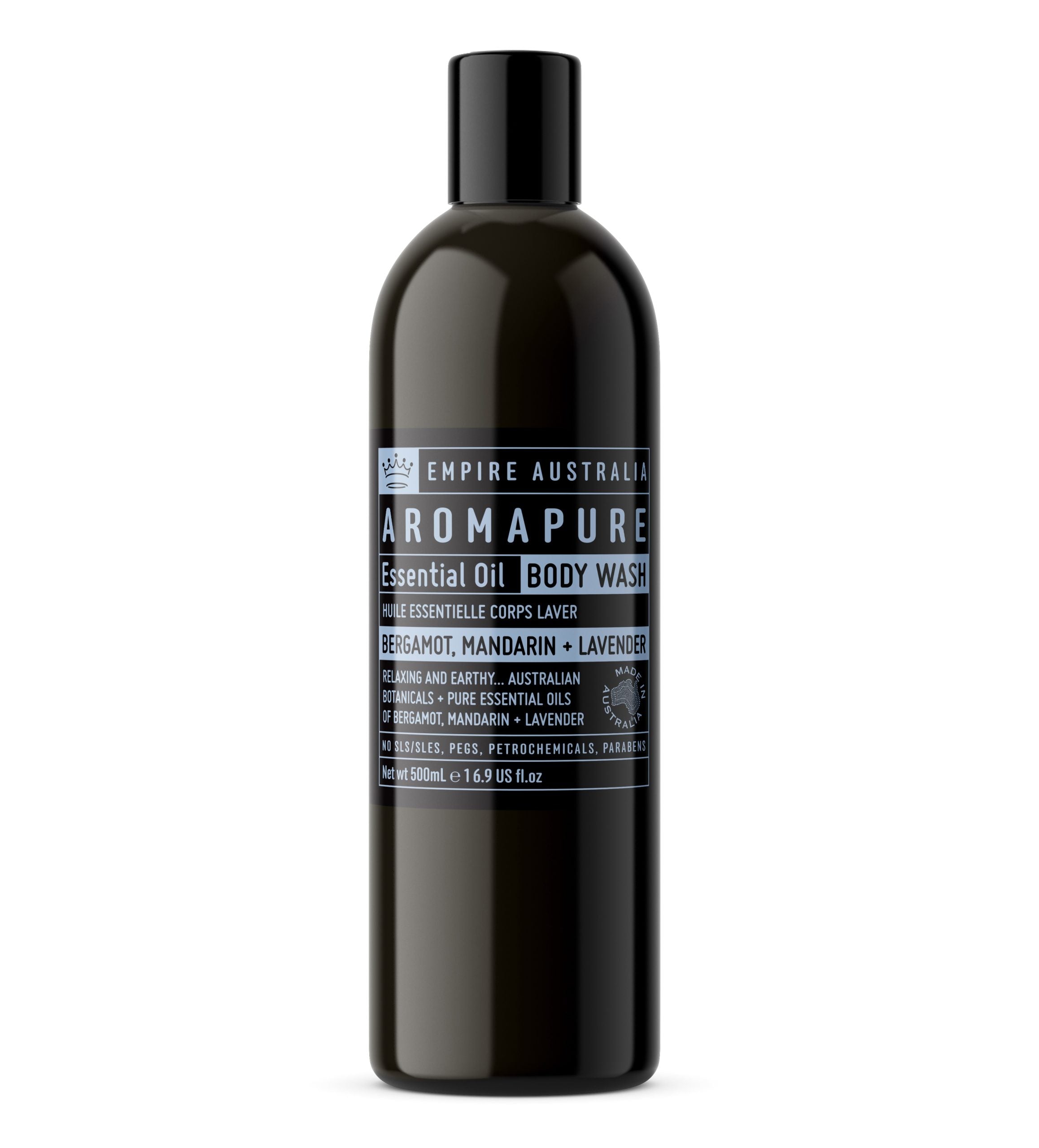 Empire Australia - Aromapure - Bergamot, Mandarin & Lavender Body Wash 500ml