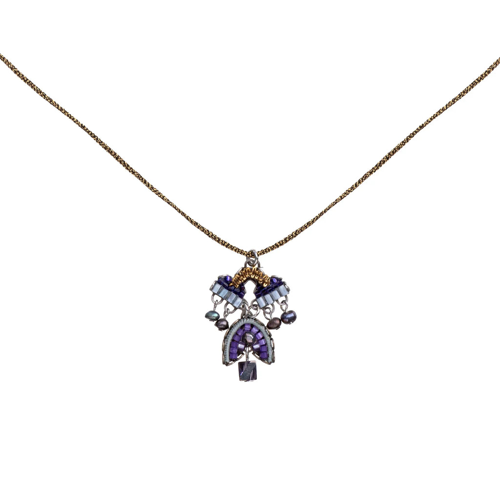 Ayala Bar - C3514 Aceso Blue Small Necklace