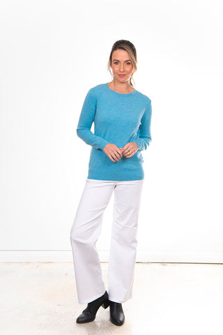 Bridge & Lord - Chloe Essential Crew Neck Frosted Blue