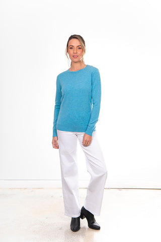 Bridge & Lord - Chloe Essential Crew Neck Frosted Blue