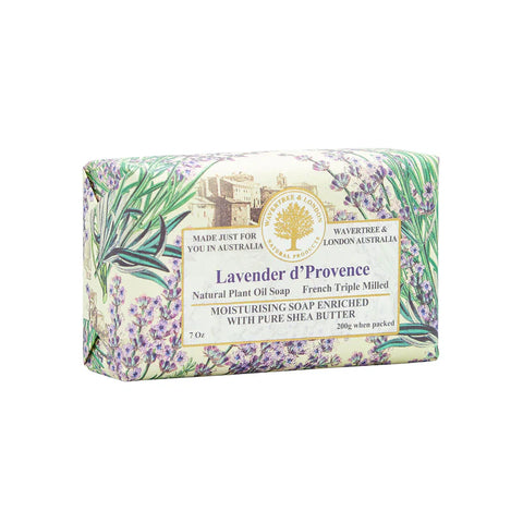 Wavertree and London - Lavender d'Provence Soap Bar 200g