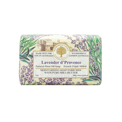 Wavertree and London - Lavender d'Provence Soap Bar 200g