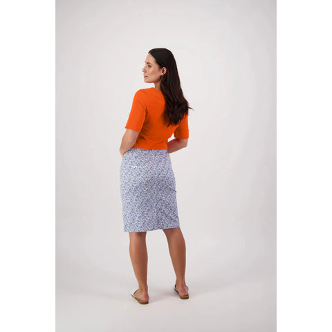 Vassalli - Denim Printed Skirt - Camilla