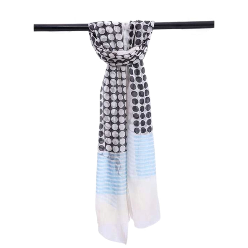 JJSisters - Cashmere Wool Spot Print Scarf