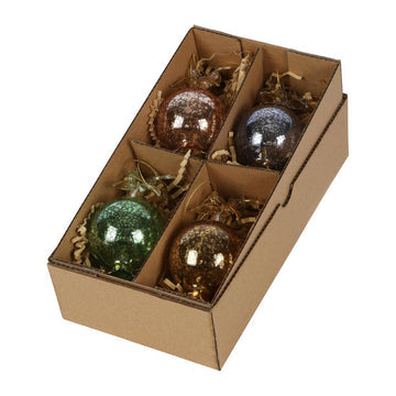 Florabelle - Quinn Glass Pomegranate Hanging Bauble Set
