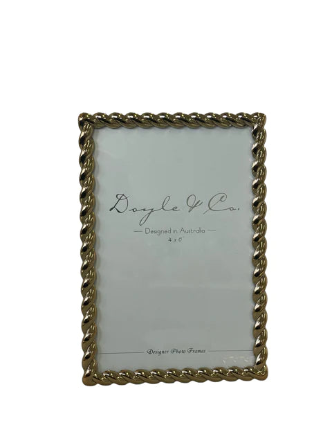 Flair - Gold Twist Frame 4X6