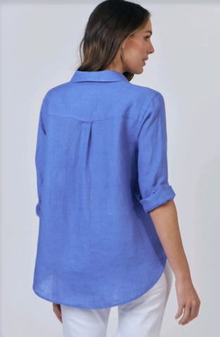 enveloppe - Linen Boyfriend Shirt-Mer