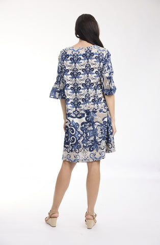 Orientique - Dress Contemporary Frill Sleeve - Monaco