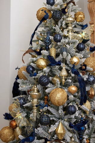 Holly & Ivy - Midnight Embellished Drop Finial