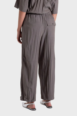 Two T's - Crinkle Cargo Pant-Donkey