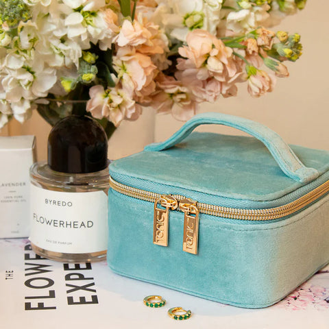 Tonic - Velvet Jewellery Cube-Seafoam