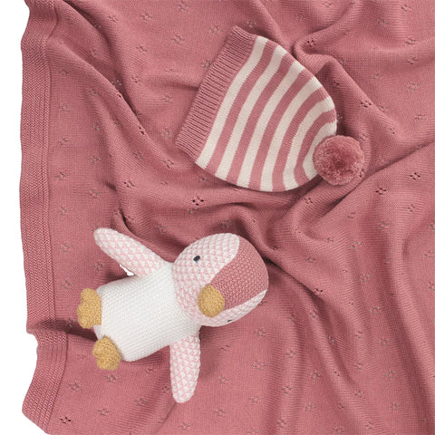 DLUX Baby - Pingu Knitted Penguin-Pink