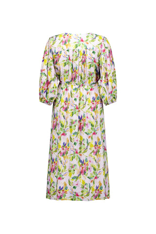 Vassalli - V Neck Midi Dress-Capri