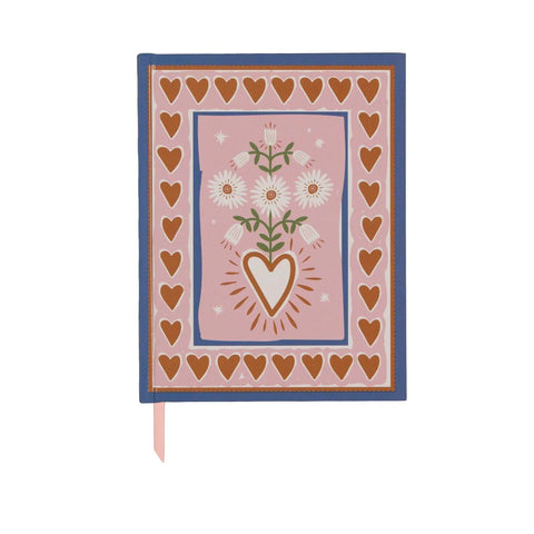 Designworks - A Dopo Hearts Journal- 6" x 7.75"