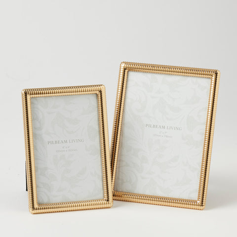 Pilbeam Living - Aerin Photo Frame 4x6"-Gold