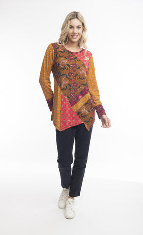 Orientique - Aida Patch Asymmetrical Tunic