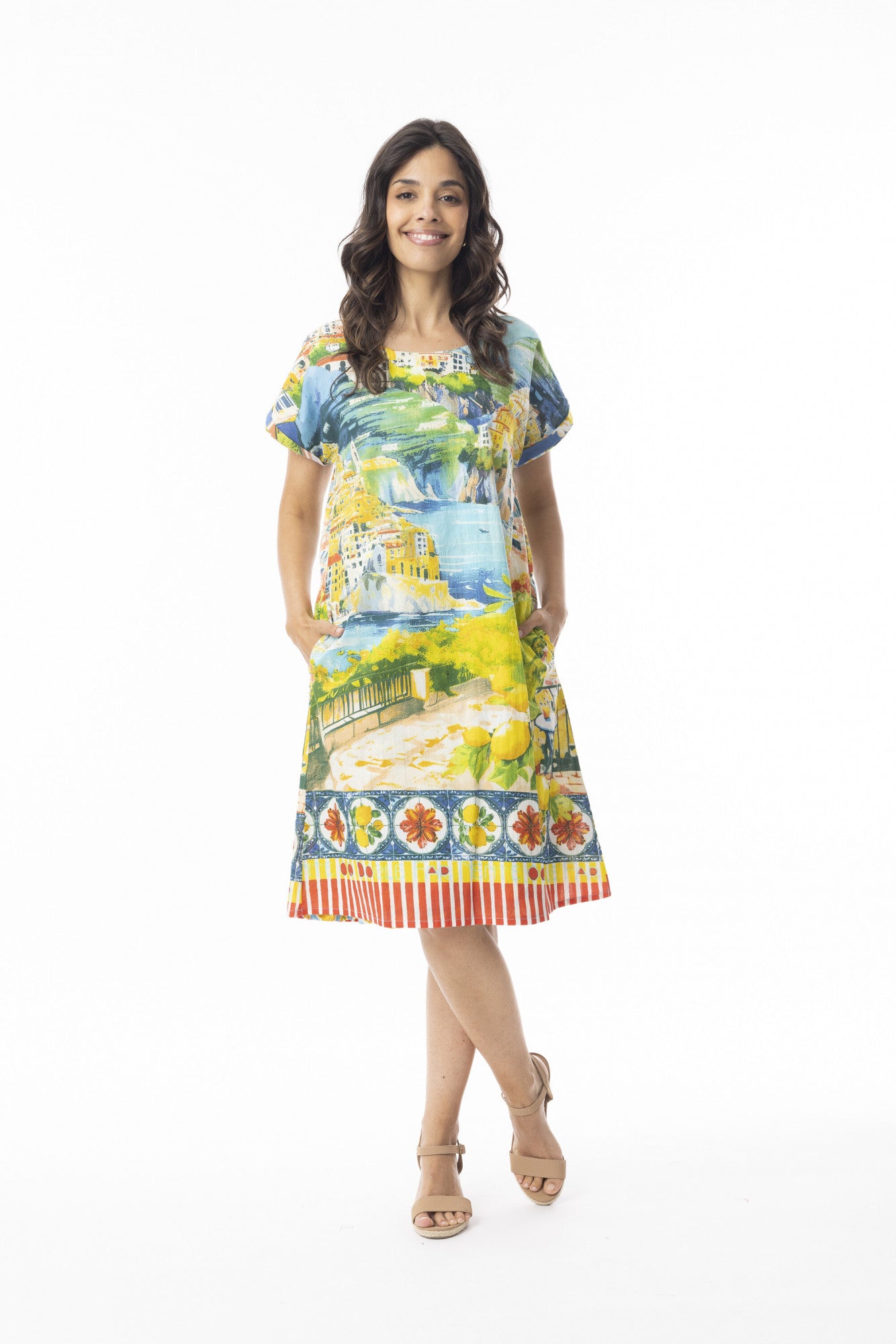 Orientique - Amalfi Reversible Cotton Dress