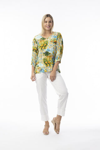 Orientique - Amalfi V Neck Top