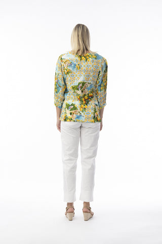 Orientique - Amalfi V Neck Top