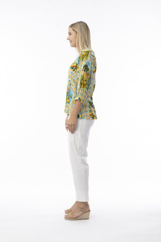 Orientique - Amalfi V Neck Top