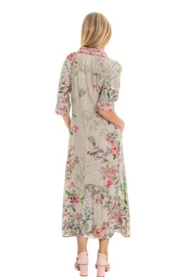 Cienna - Angel Finch Jemma Dress-Cream Floral