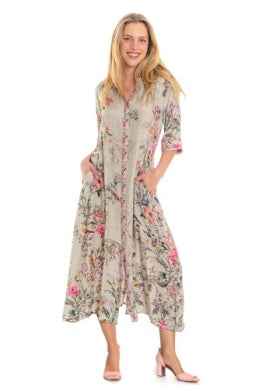 Cienna - Angel Finch Jemma Dress-Cream Floral