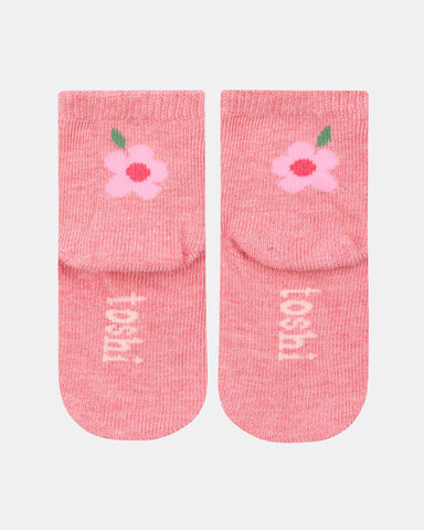 Toshi - Organic Jacquard Ankle Socks-Rosie Posie