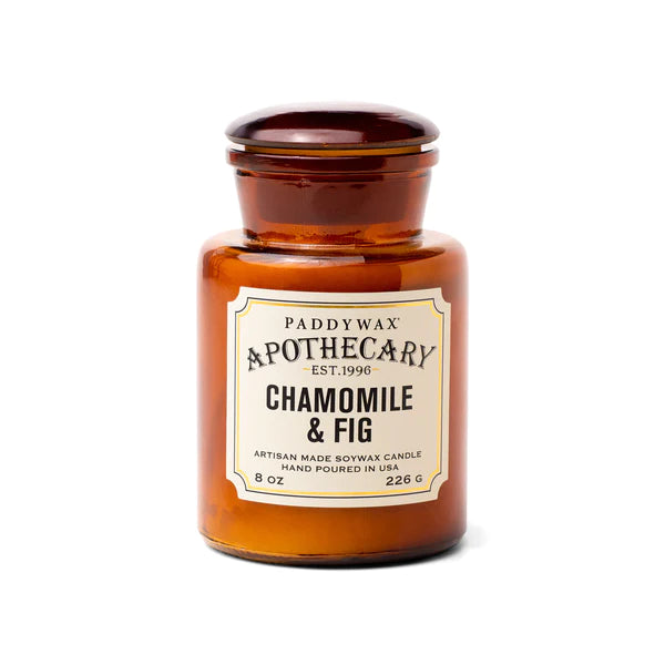 Paddywax Apothecary  - Chamomile & Fig 8oz Candle