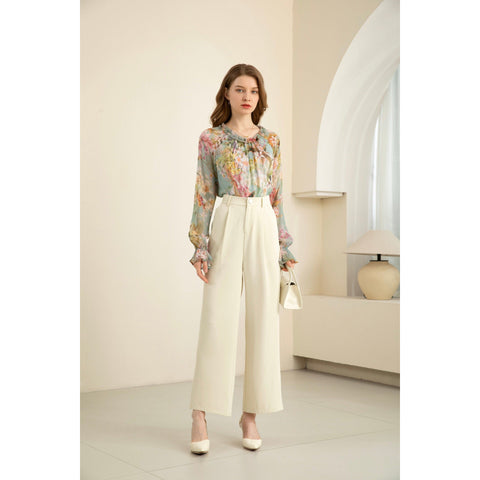 GDS - Brigette Silk Blouse - Aqua