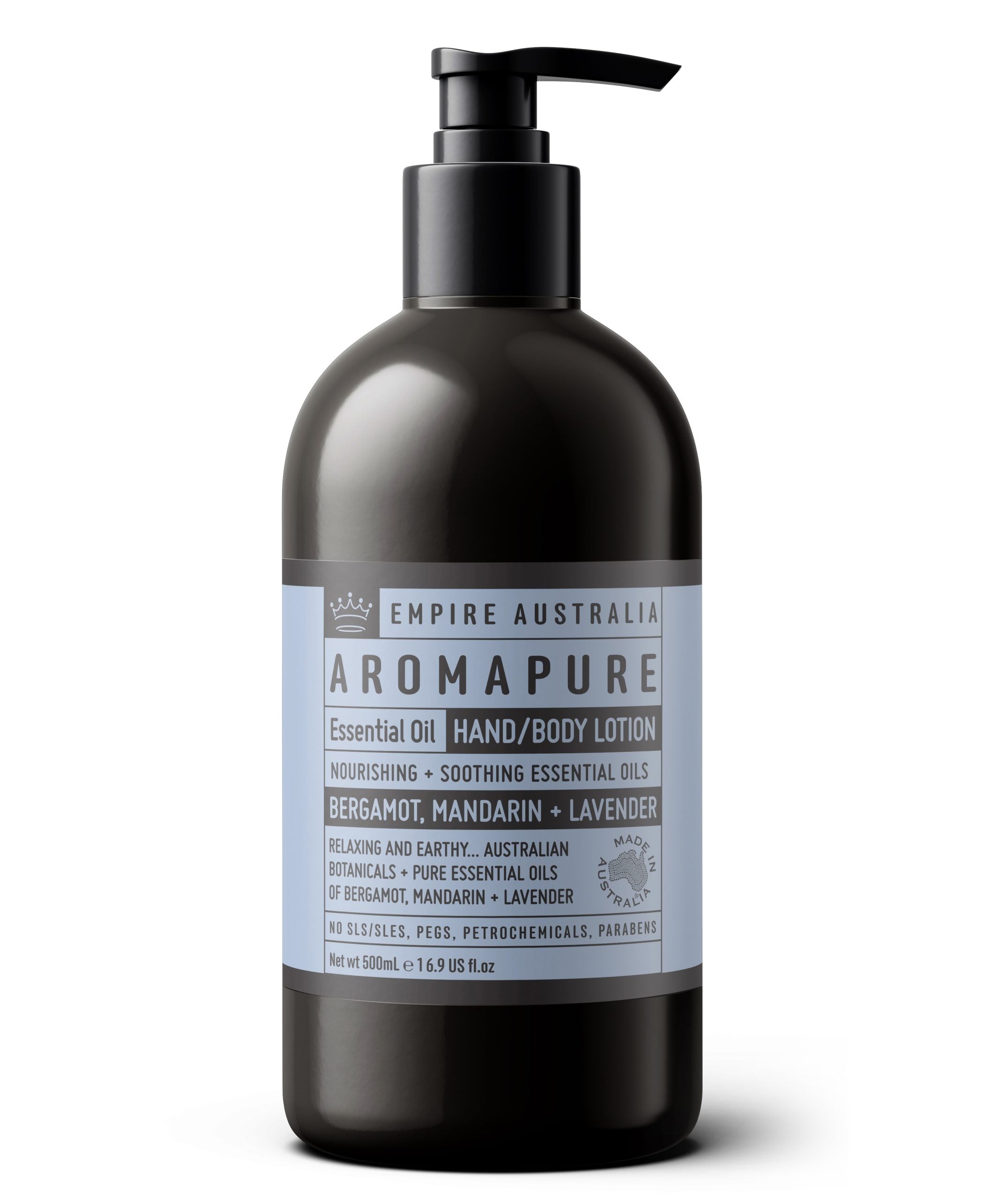 Empire Australia - Aromapure Bergamot, Mandarin + Lavender Hand/Body Lotion 500ml