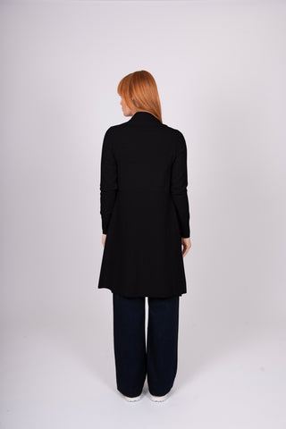 Bridge & Lord - Emily Long Line Cardigan-Black