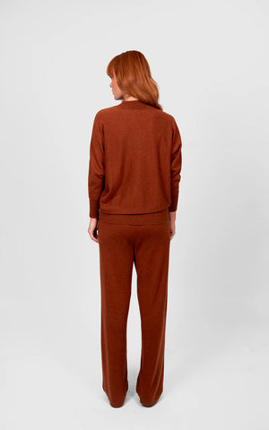 Bridge & Lord - Dolman 3/4 Sleeve Pullover-Cognac
