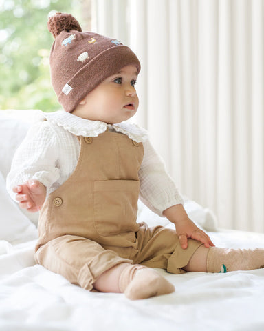 Toshi - Baby  Overalls Corduroy Quincy - Driftwood