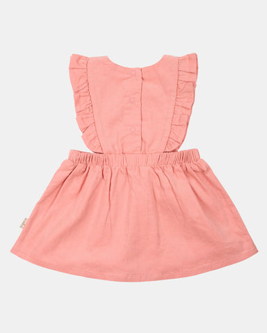 Toshi - Baby Pinafore Corduroy Quincy - Dusty Rose