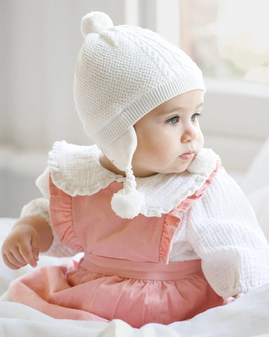 Toshi - Baby Pinafore Corduroy Quincy - Dusty Rose