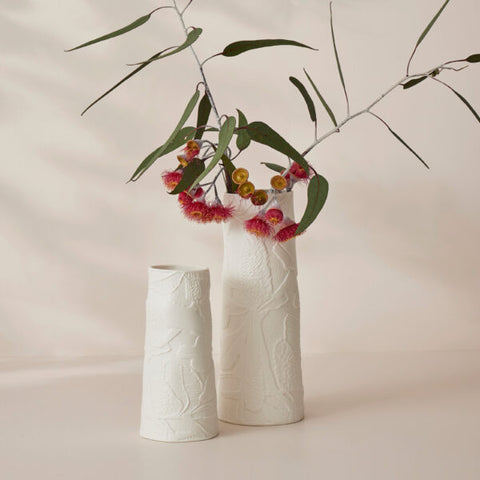 Pilbeam Living - Banksia Small Vase-White