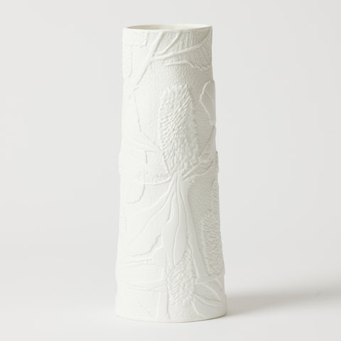 Pilbeam Living - Banksia Tall Vase-White