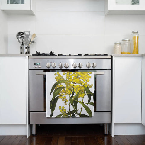 Bell Art - Native Tea Towel Wattle