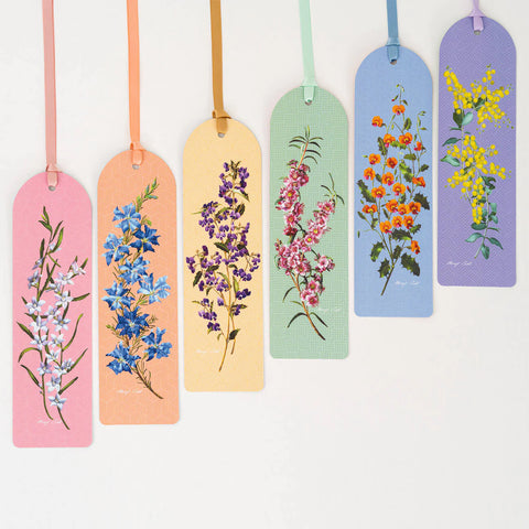 Bell Art - Bookmark Blossoms Flame Pea