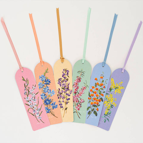 Bell Art - Bookmark Blossoms Flame Pea