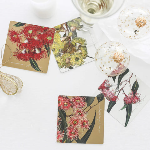 Bell Art - Australian Eucalyptus Drink Coasters