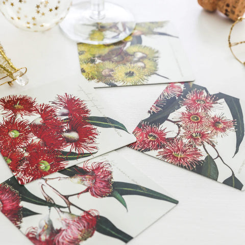 Bell Art - Australian Eucalyptus Drink Coasters