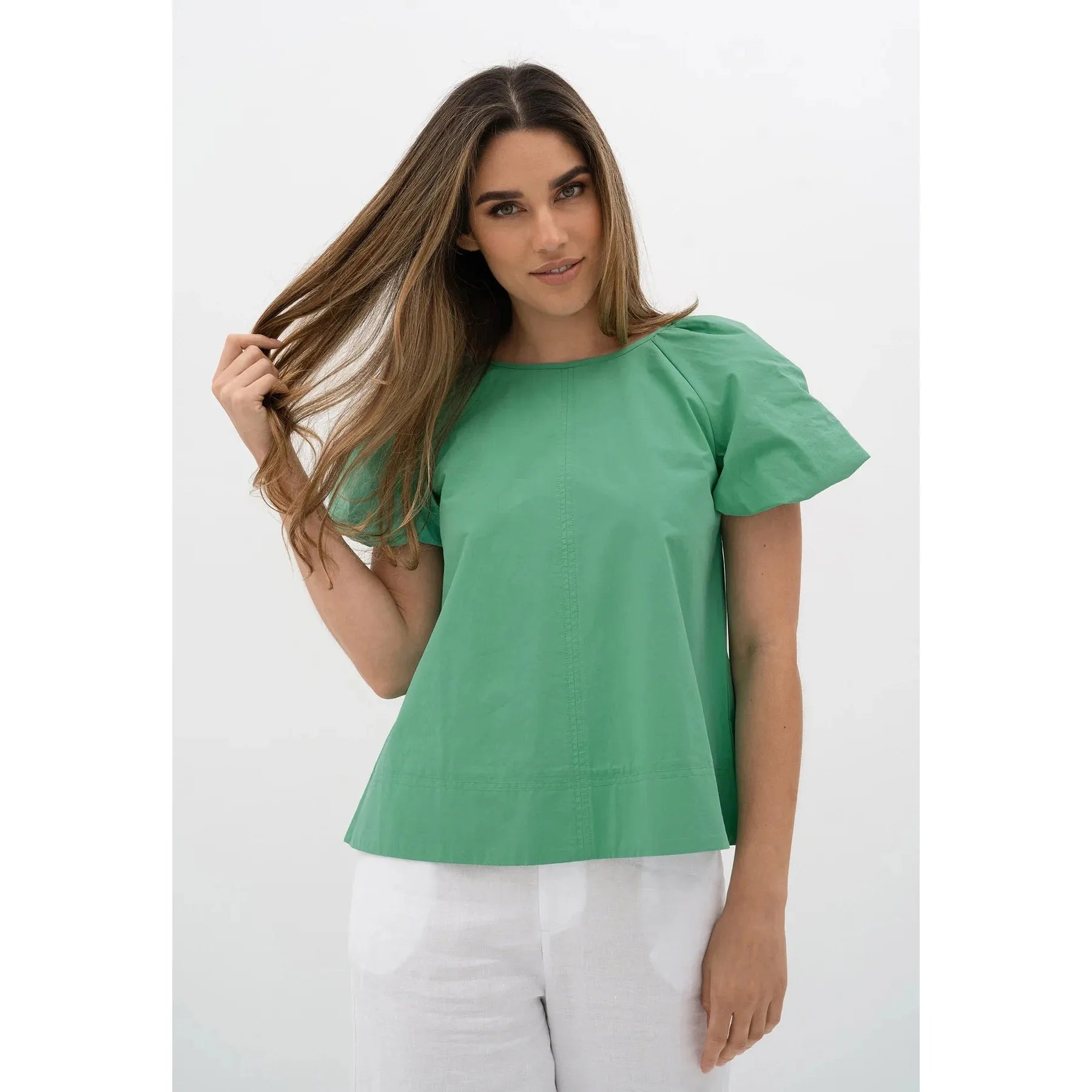 Humidity - Bellini Blouse Green