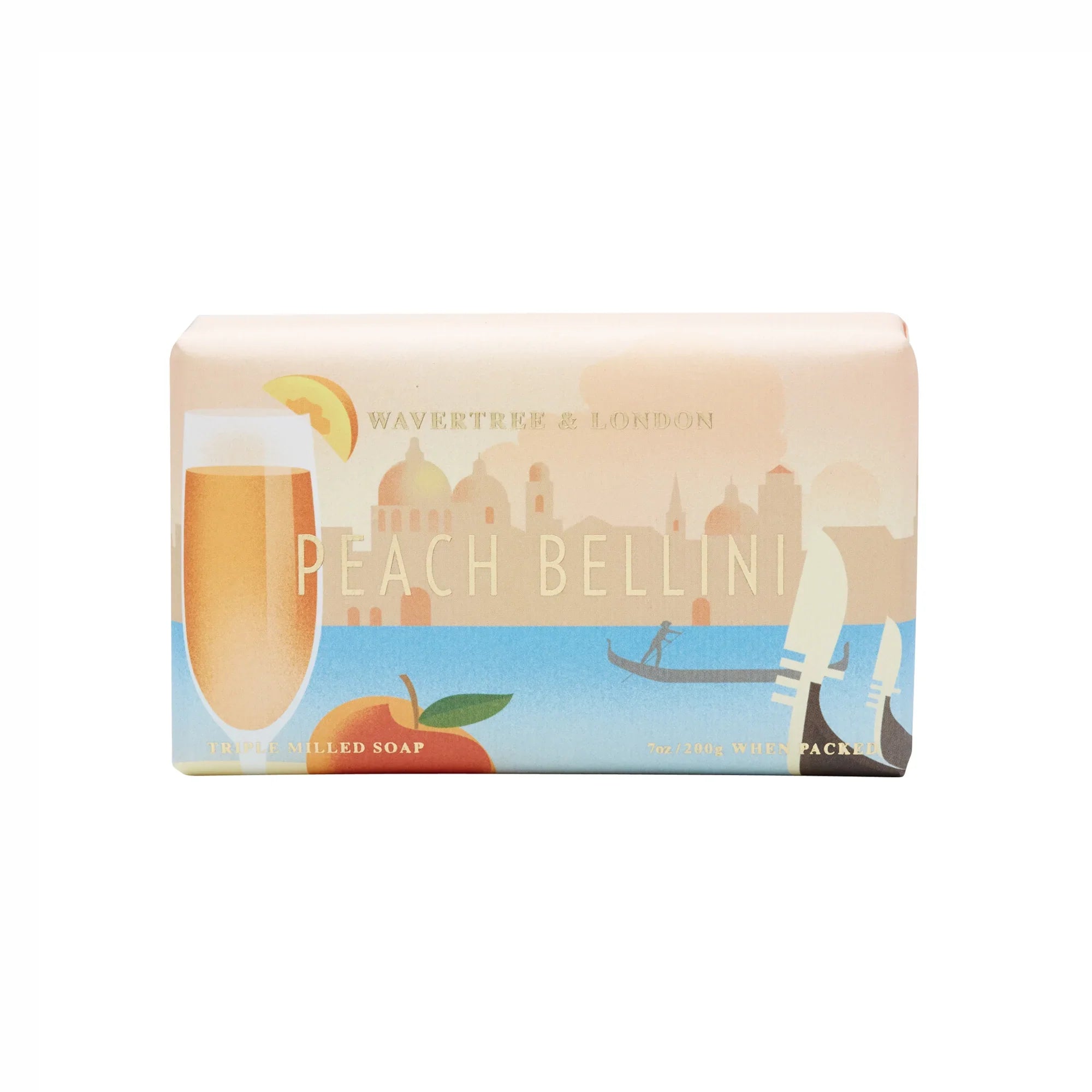 Wavertree and London - Peach Bellini Soap Bar 200g