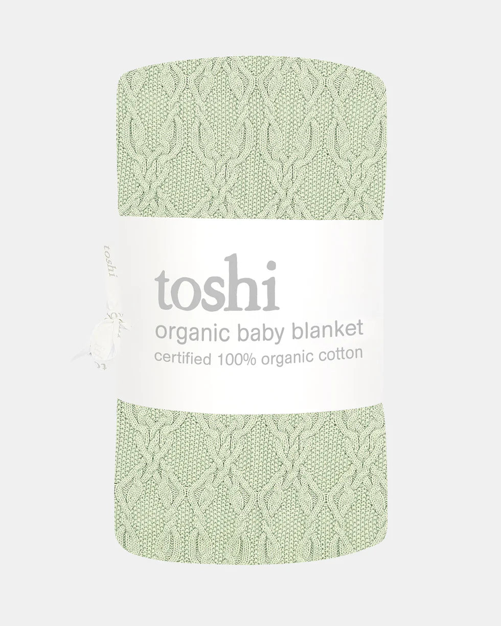 Toshi - Organic Blanket Bowie - Matcha