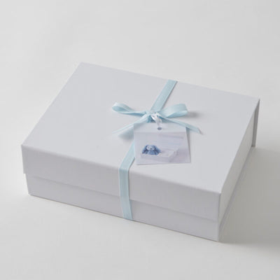Pilbeam Living - Jiggle & Giggle Pale Blue Bunny Hamper Gift Set