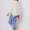 La Strada - Floral Print Pants - Blue Floral