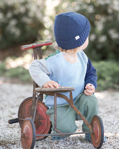Toshi - Organic Pullover Bobby - Bluebell