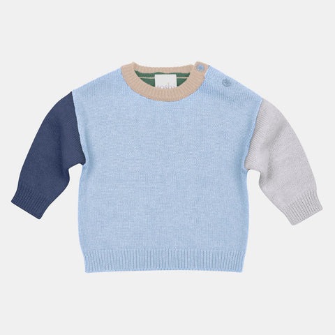 Toshi - Organic Pullover Bobby - Bluebell